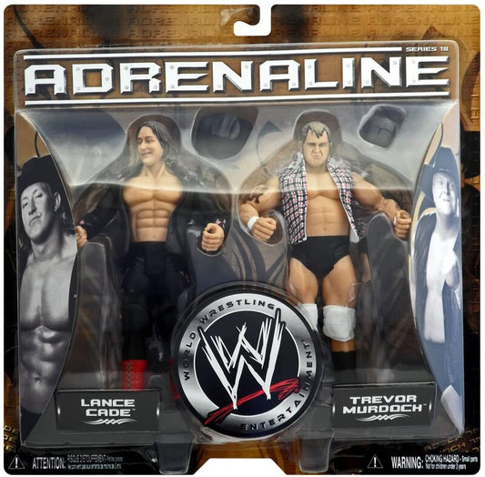 WWE Jakks Pacific Adrenaline 18 Lance Cade & Trevor Murdoch Action & Toy Figures PWcatalog