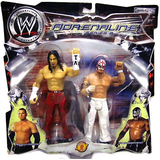 WWE Jakks Pacific Adrenaline 2 Matt Hardy vs. Rey Mysterio Action & Toy Figures PWcatalog