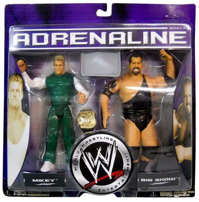 WWE Jakks Pacific Adrenaline 21 Mikey & Big Show Action & Toy Figures PWcatalog