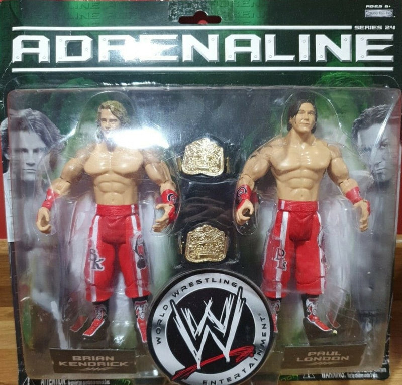 WWE Jakks Pacific Adrenaline 24 Brian Kendrick & Paul London Action & Toy Figures PWcatalog