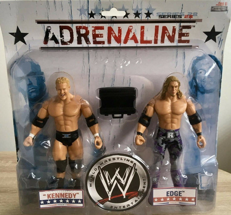 WWE Jakks Pacific Adrenaline 28 Mr. Kennedy & Edge Action & Toy Figures PWcatalog