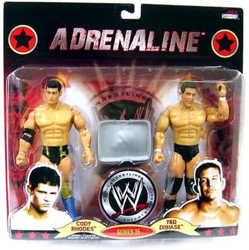 WWE Jakks Pacific Adrenaline 35 Cody Rhodes & Ted Dibiase Jr. Action & Toy Figures PWcatalog