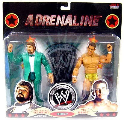 WWE Jakks Pacific Adrenaline 37 "Million Dollar Man" Ted Dibiase & Ted Dibiase Jr. Action & Toy Figures PWcatalog