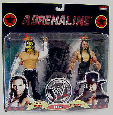WWE Jakks Pacific Adrenaline 37 Jeff Hardy & Undertaker Action & Toy Figures PWcatalog