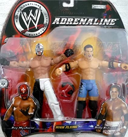 WWE Jakks Pacific Adrenaline 5 High Flying: Rey Mysterio & Billy Kidman Action & Toy Figures PWcatalog