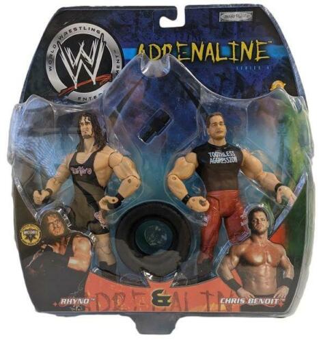 WWE Jakks Pacific Adrenaline 4 Rhyno & Chris Benoit Action & Toy Figures PWcatalog