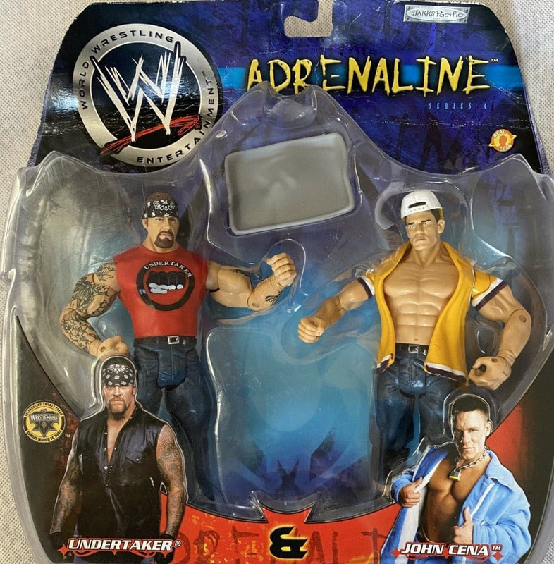WWE Jakks Pacific Adrenaline 4 Undertaker & John Cena Action & Toy Figures PWcatalog