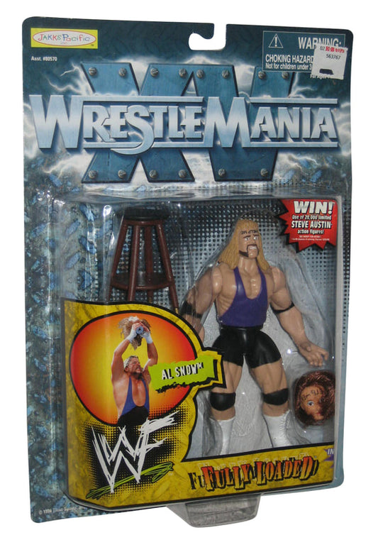 1999 WWF Jakks Pacific Fully Loaded Series 1 Al Snow Action & Toy Figures PWcatalog