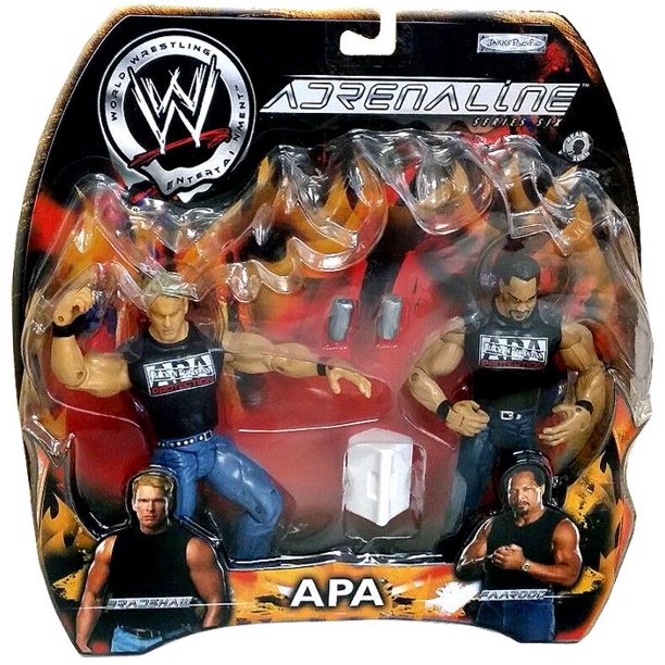 WWE Jakks Pacific Adrenaline 6 APA: Bradshaw & Faarooq Action & Toy Figures PWcatalog