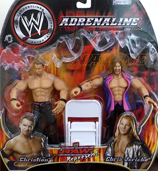 WWE Jakks Pacific Adrenaline 7 Christian & Chris Jericho Action & Toy Figures PWcatalog