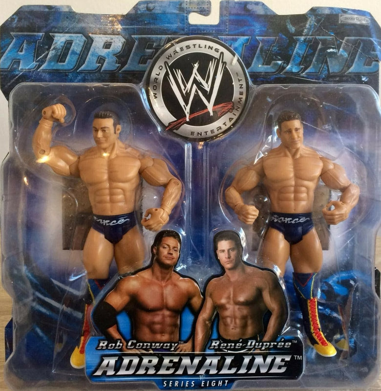 WWE Jakks Pacific Adrenaline 8 Rob Conway & Rene Dupree Action & Toy Figures PWcatalog