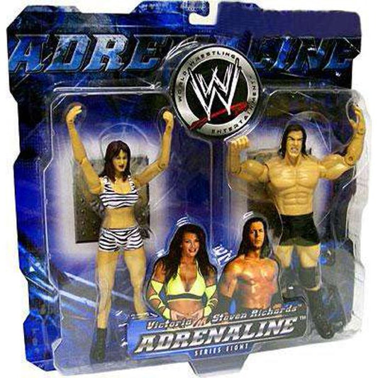 WWE Jakks Pacific Adrenaline 8 Victoria & Stevie Richards Action & Toy Figures PWcatalog