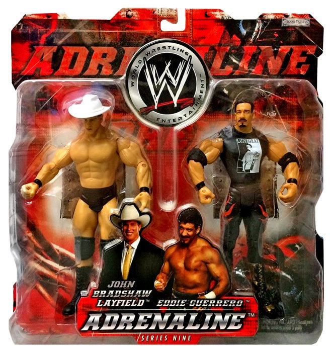 WWE Jakks Pacific Adrenaline 9 Justin Bradshaw Layfield & Eddie Guerrero Action & Toy Figures PWcatalog