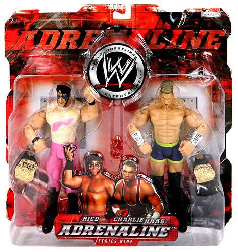 WWE Jakks Pacific Adrenaline 9 Rico & Charlie Haas Action & Toy Figures PWcatalog
