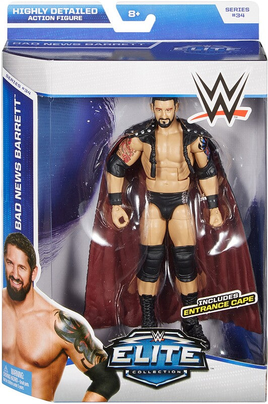 WWE Mattel Elite Collection Series 34 Bad News Barrett Action & Toy Figures PWcatalog