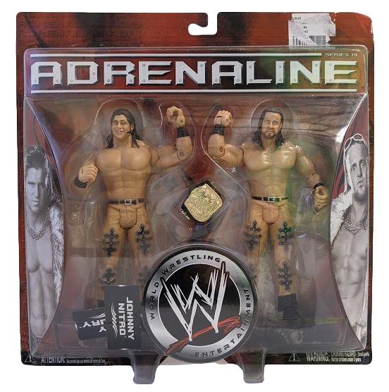 WWE Jakks Pacific Adrenaline 19 Johnny Nitro & Joey Mercury Action & Toy Figures PWcatalog