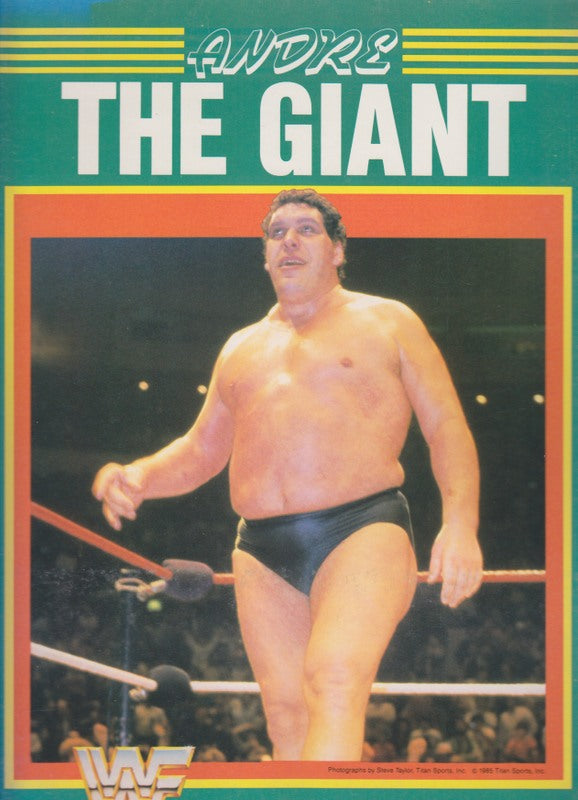 1985 WWF Andre The Giant school folder PW Catalog
