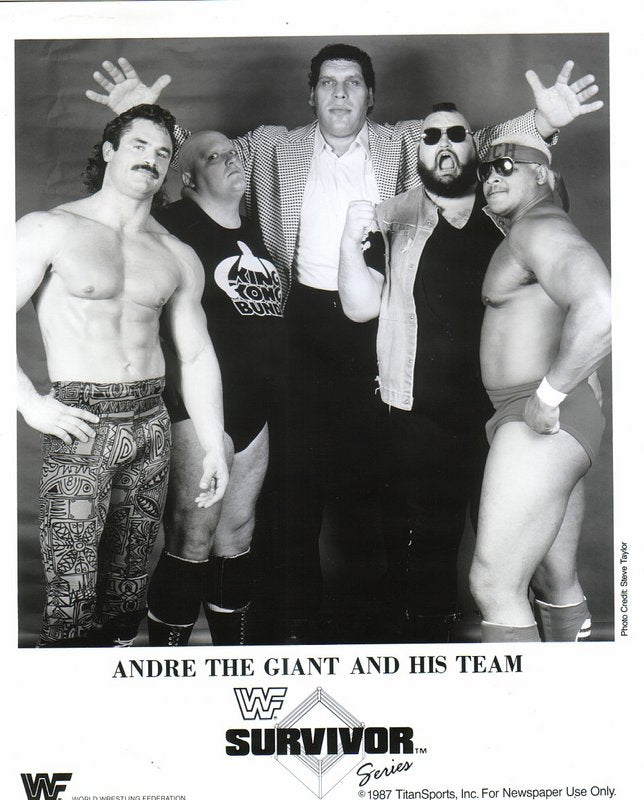 1987 Andre the Giant and His Team Survivor Series PWcatalog