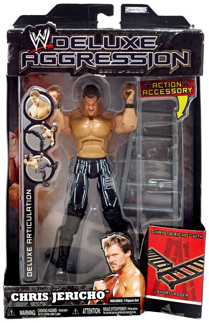WWE Jakks Pacific Deluxe Aggression Best of 2008 Chris Jericho Action & Toy Figures PWcatalog