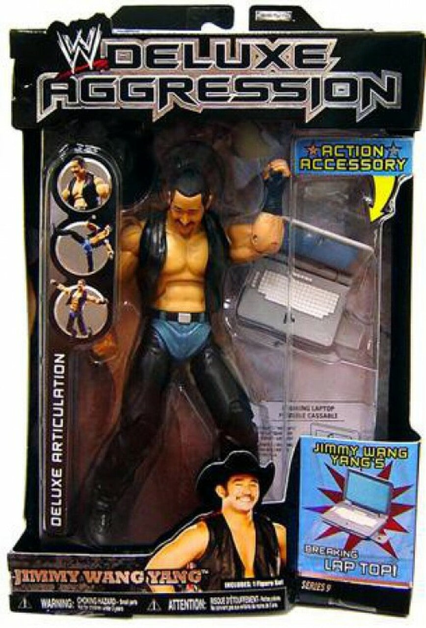 WWE Jakks Pacific Deluxe Aggression 9 Jimmy Wang Yang Action & Toy Figures PWcatalog