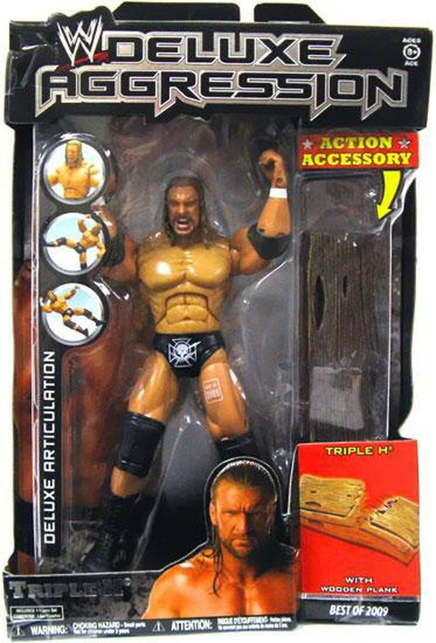 WWE Jakks Pacific Deluxe Aggression Best of 2009 Triple H Action & Toy Figures PWcatalog