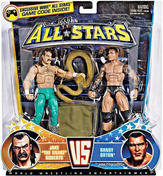 WWE Mattel All-Stars Jake "The Snake" Roberts vs. Randy Orton Action & Toy Figures PWcatalog