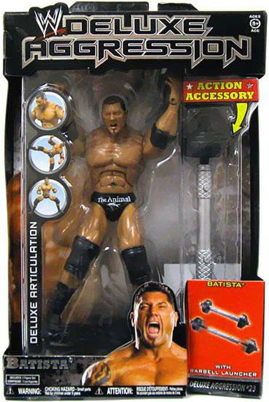 WWE Jakks Pacific Deluxe Aggression 23 Batista Action & Toy Figures PWcatalog