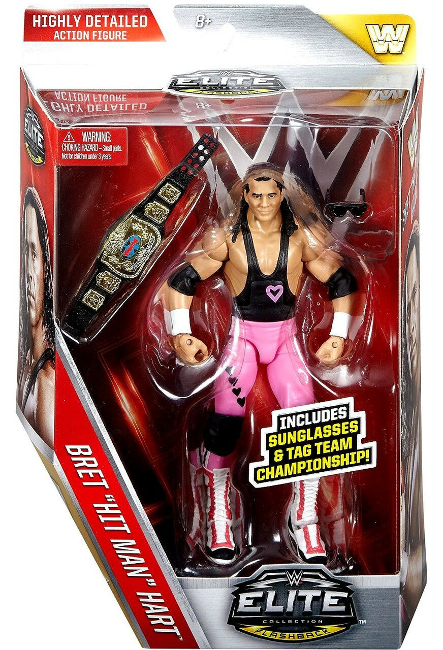 WWE Mattel Elite Collection Series 43 Bret "Hit Man" Hart Action & Toy Figures PWcatalog