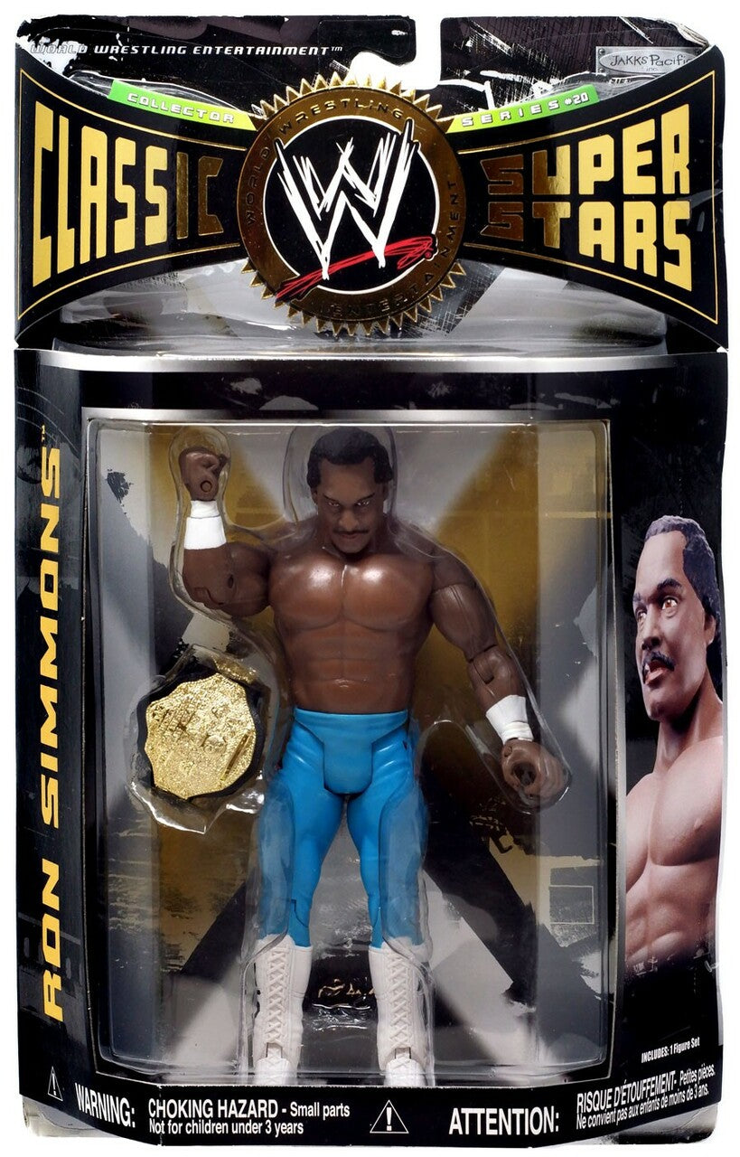 WWE Jakks Pacific Classic Superstars 20 Ron Simmons Action & Toy Figures PWcatalog
