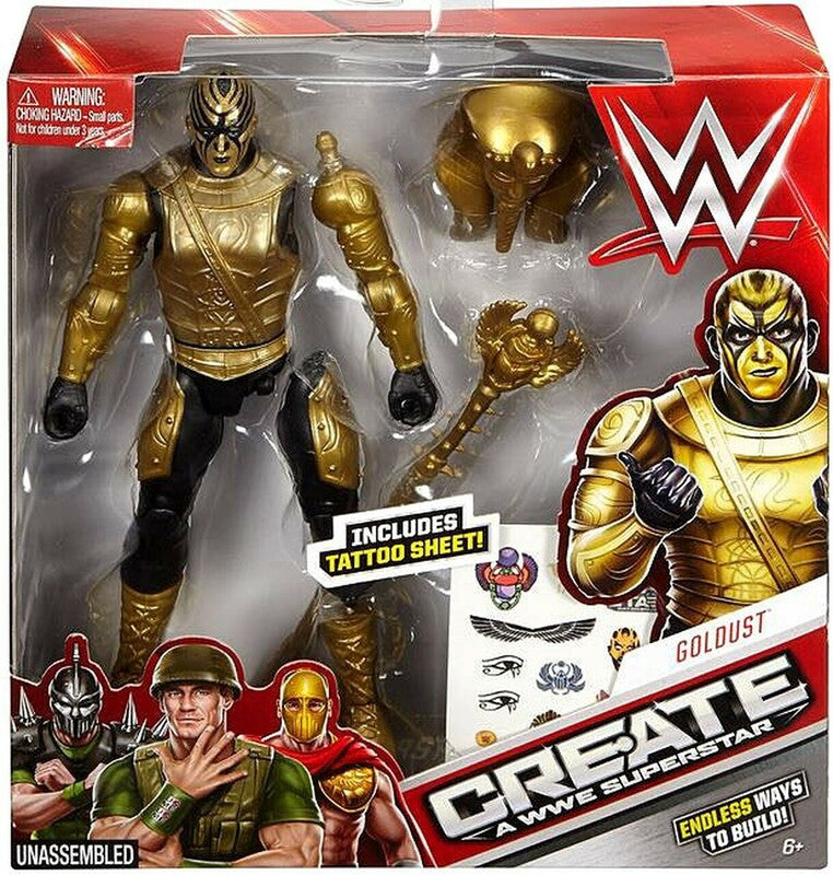 WWE Mattel Create a WWE Superstar 2 Goldust Action & Toy Figures PWcatalog