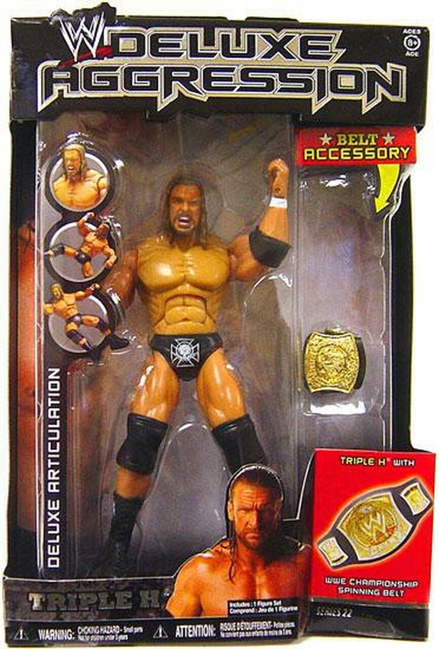 WWE Jakks Pacific Deluxe Aggression 22 Triple H Action & Toy Figures PWcatalog