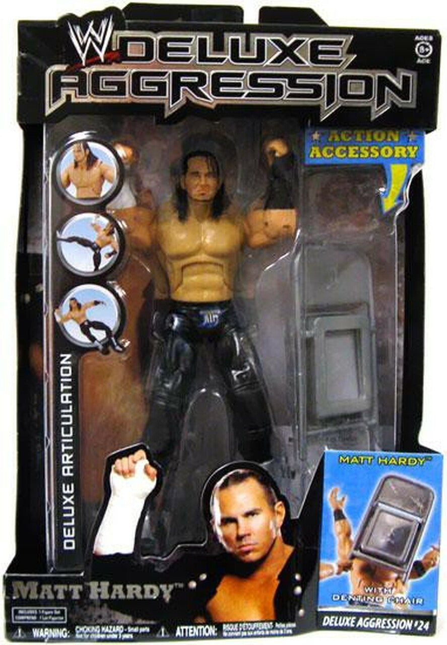 WWE Jakks Pacific Deluxe Aggression 24 Matt Hardy Action & Toy Figures PWcatalog