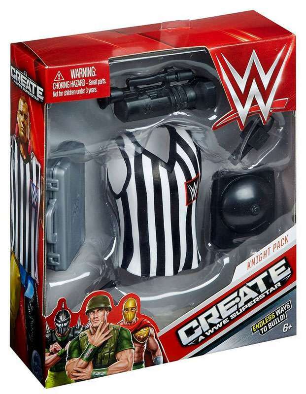 WWE Mattel Create a WWE Superstar Accessory Sets: Referee Pack Action & Toy Figures PWcatalog