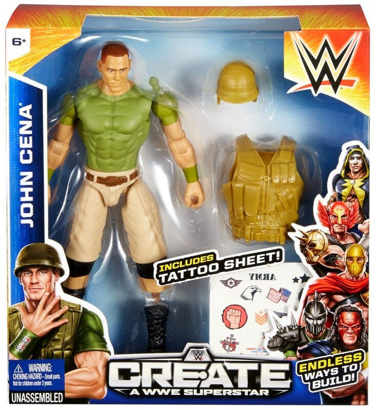 WWE Mattel Create a WWE Superstar 1 John Cena Action & Toy Figures PWcatalog