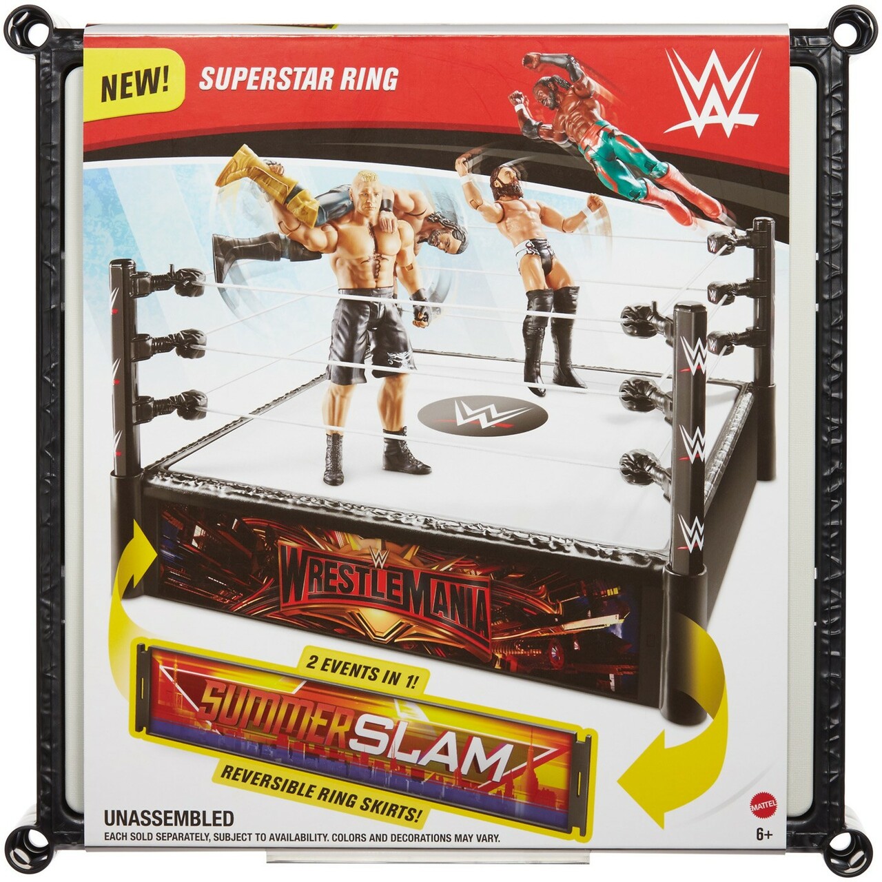 WWE Mattel WrestleMania/SummerSlam Superstar Ring Action & Toy Figures PWcatalog
