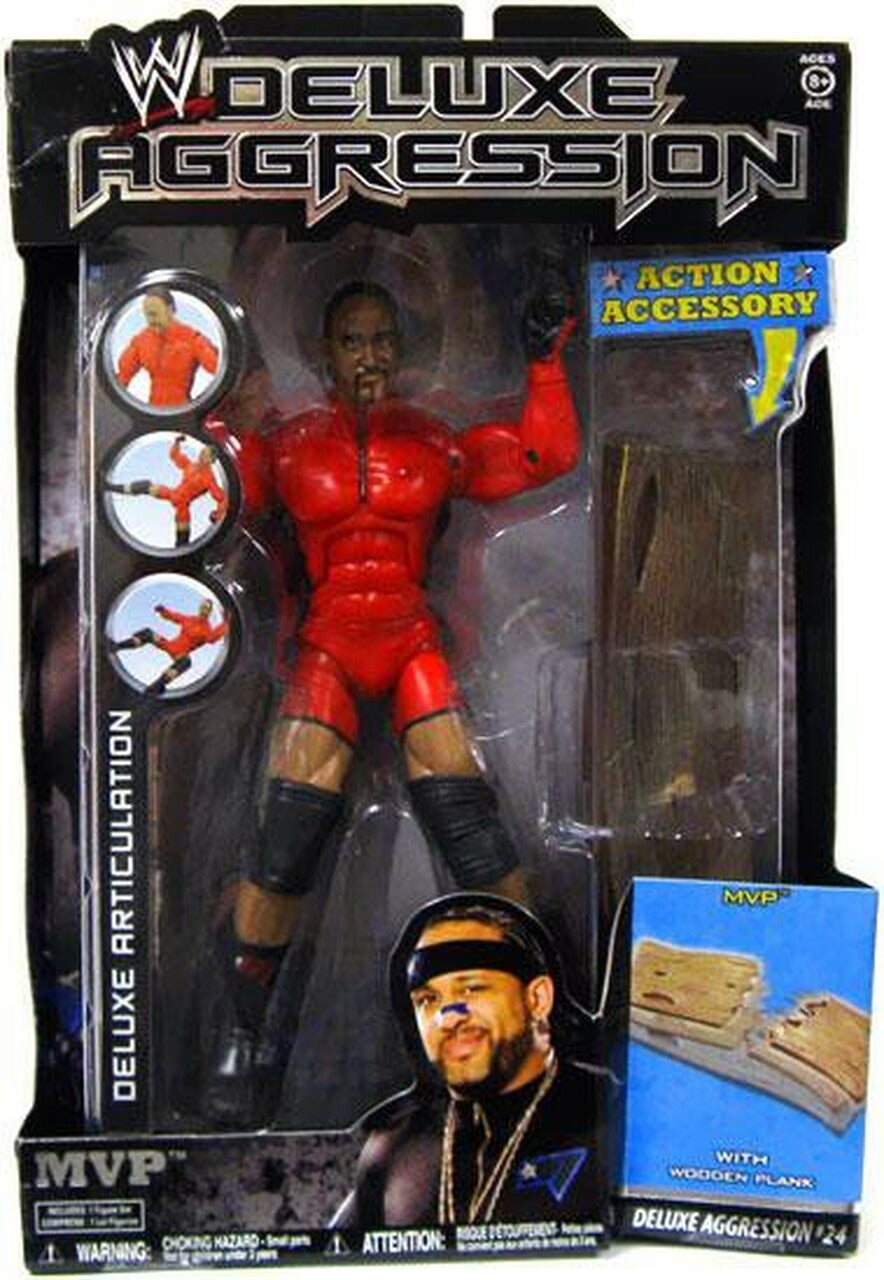 WWE Jakks Pacific Deluxe Aggression 24 MVP Action & Toy Figures PWcatalog