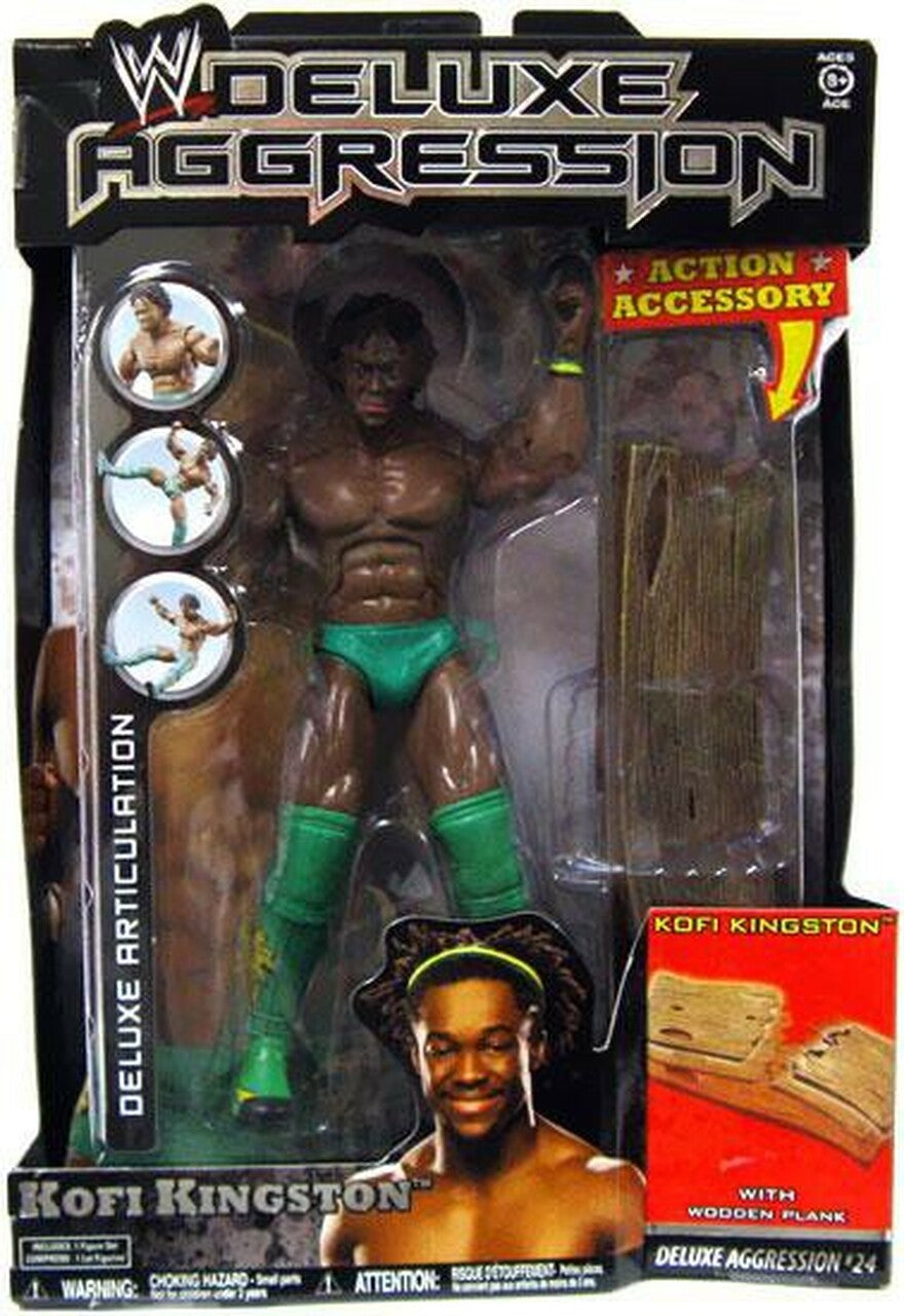 WWE Jakks Pacific Deluxe Aggression 24 Kofi Kingston Action & Toy Figures PWcatalog