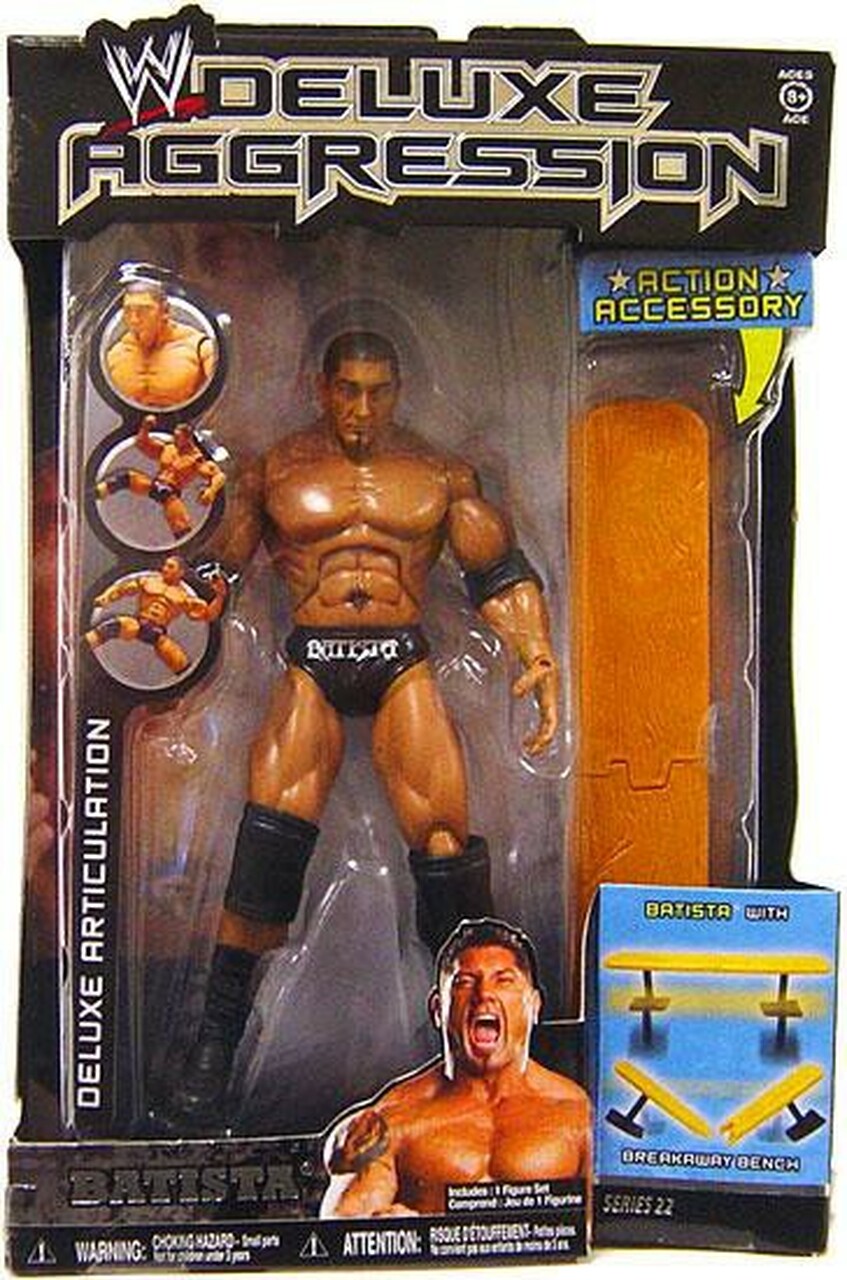 WWE Jakks Pacific Deluxe Aggression 22 Batista Action & Toy Figures PWcatalog
