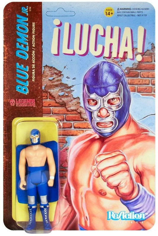 Super7 Legends of Lucha Libre ReAction Blue Demon Jr. Action & Toy Figures PWcatalog