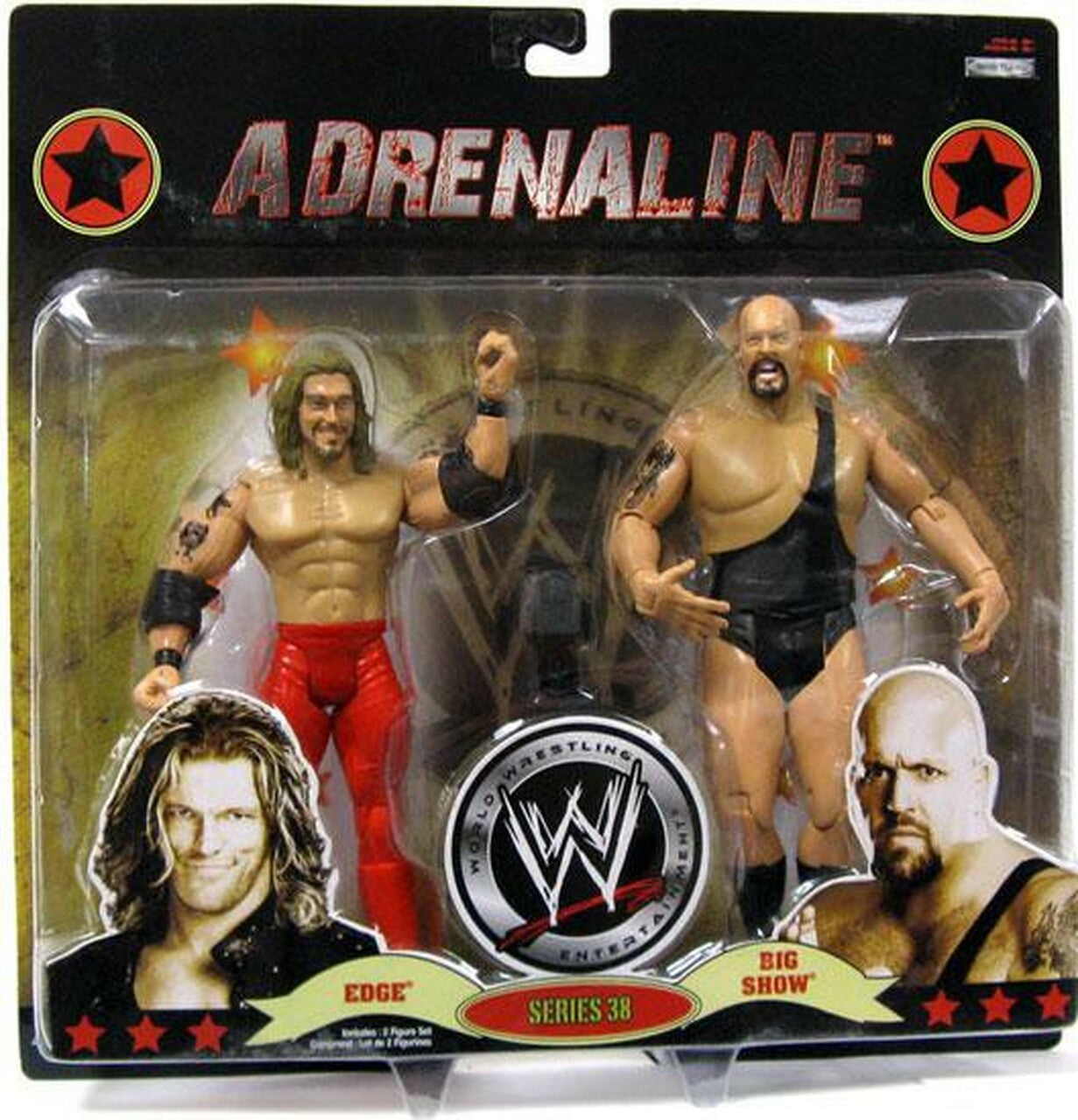 WWE Jakks Pacific Adrenaline 38 Edge & Big Show Action & Toy Figures PWcatalog