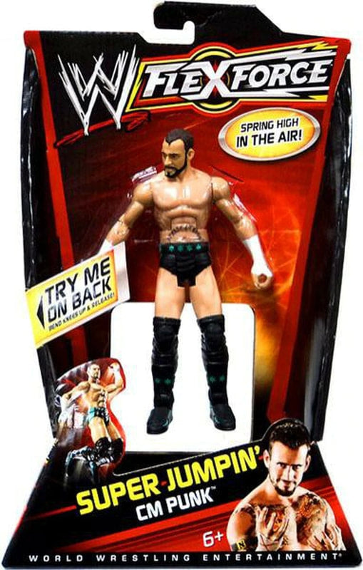 WWE Mattel Flex Force 2 Super Jumpin' CM Punk Action & Toy Figures PWcatalog
