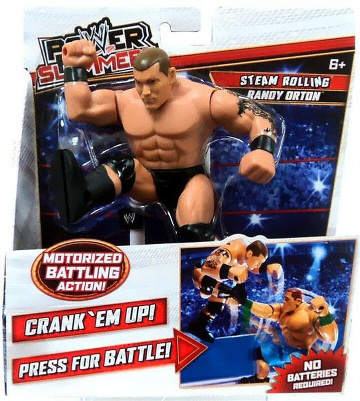 WWE Mattel Power Slammers 1 Steam Rolling Randy Orton Action & Toy Figures PWcatalog