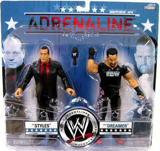 WWE Jakks Pacific Adrenaline 34 Joey Styles & Tommy Dreamer Action & Toy Figures PWcatalog
