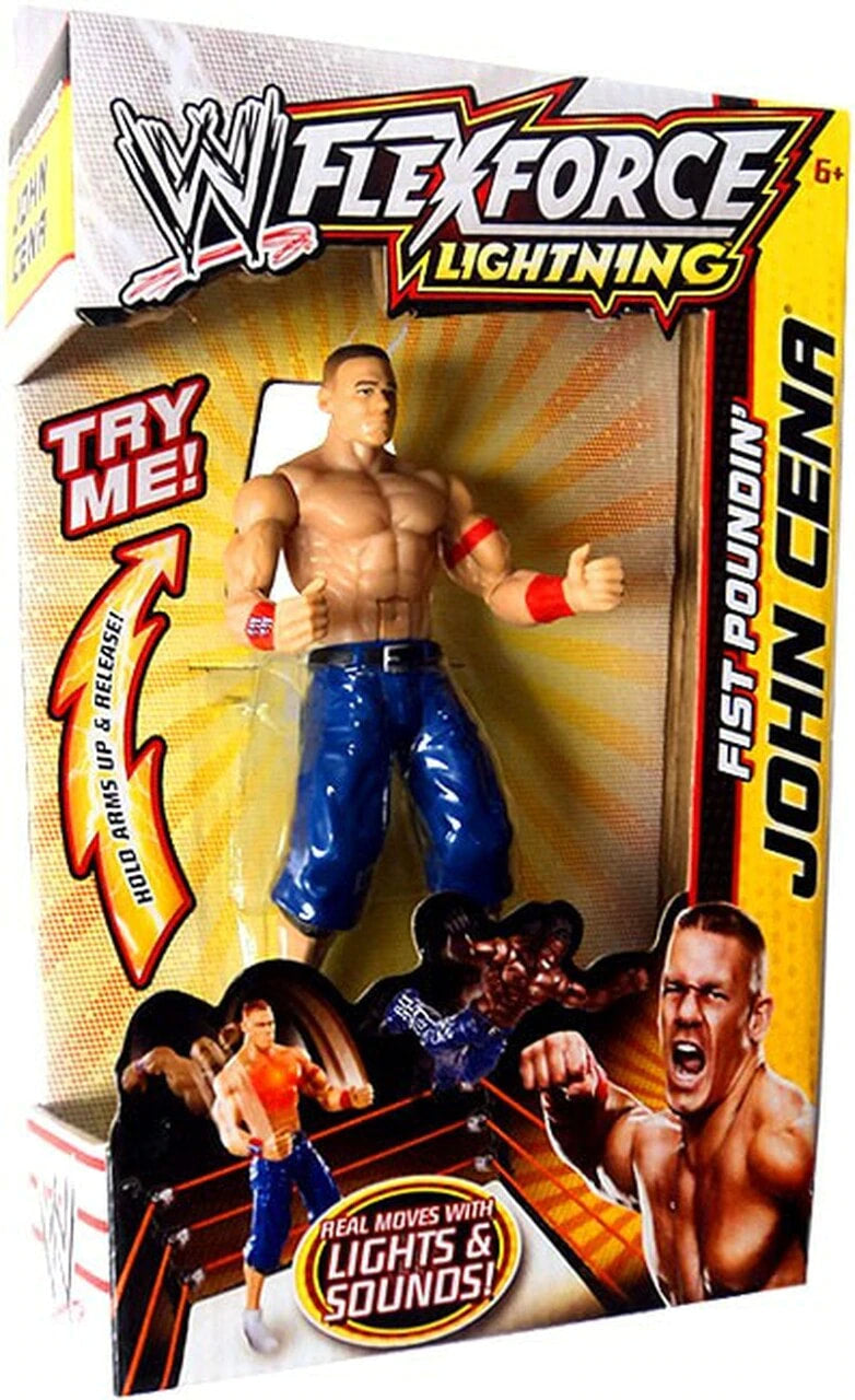 WWE Mattel Flex Force Lightning Fist Poundin' John Cena Action & Toy Figures PWcatalog