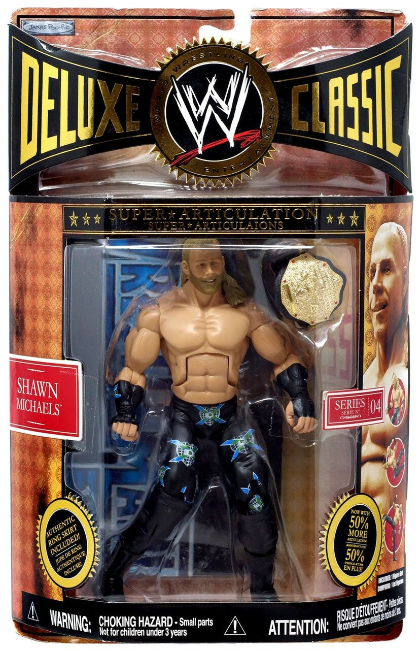 WWE Jakks Pacific Deluxe Classic Superstars 4 Shawn Michaels Action & Toy Figures PWcatalog