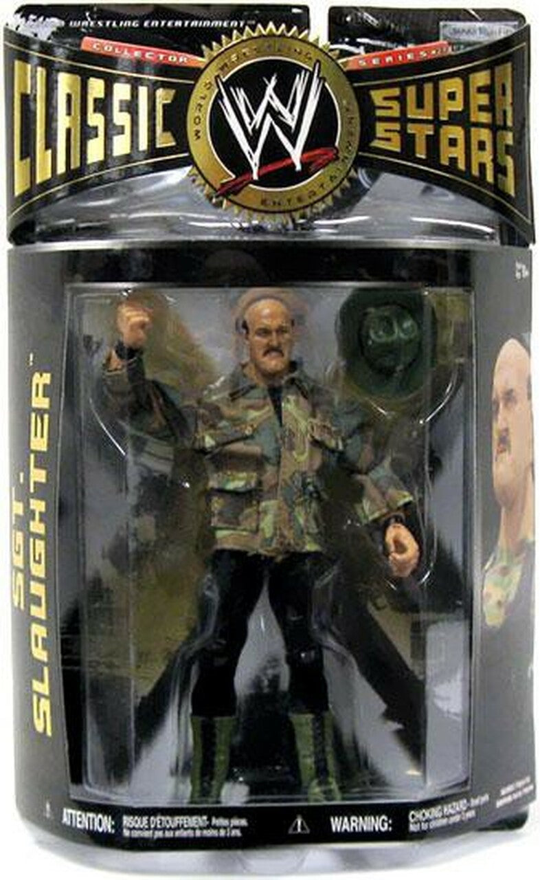 WWE Jakks Pacific Classic Superstars 27 Sgt. Slaughter Action & Toy Figures PWcatalog