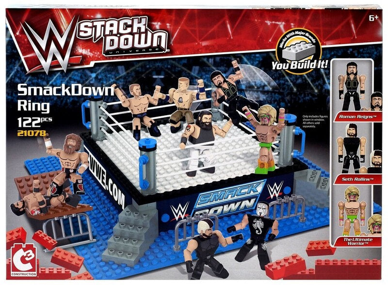 WWE Bridge Direct StackDown 4 SmackDown Ring Action & Toy Figures PWcatalog