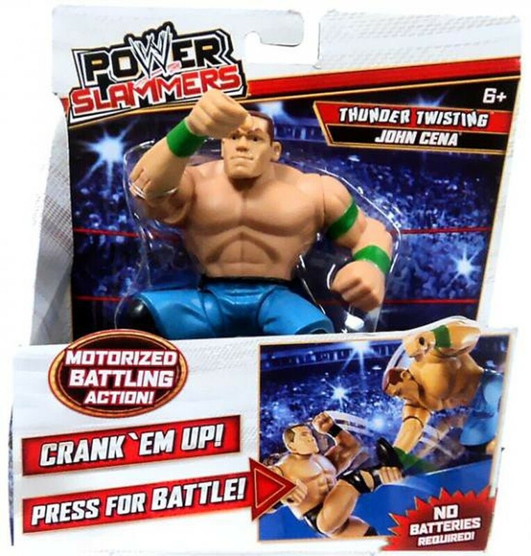 WWE Mattel Power Slammers 1 Thunder Twisting John Cena Action & Toy Figures PWcatalog