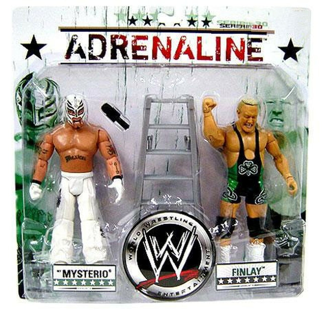 WWE Jakks Pacific Adrenaline 30 Rey Mysterio & Finlay Action & Toy Figures PWcatalog