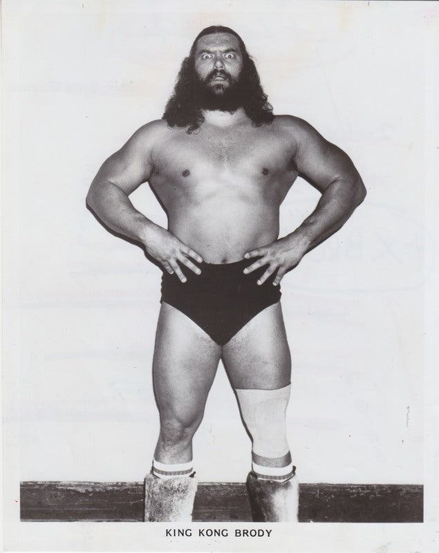 1980's AWA King Kong Brody Promo Photo PWcatalog